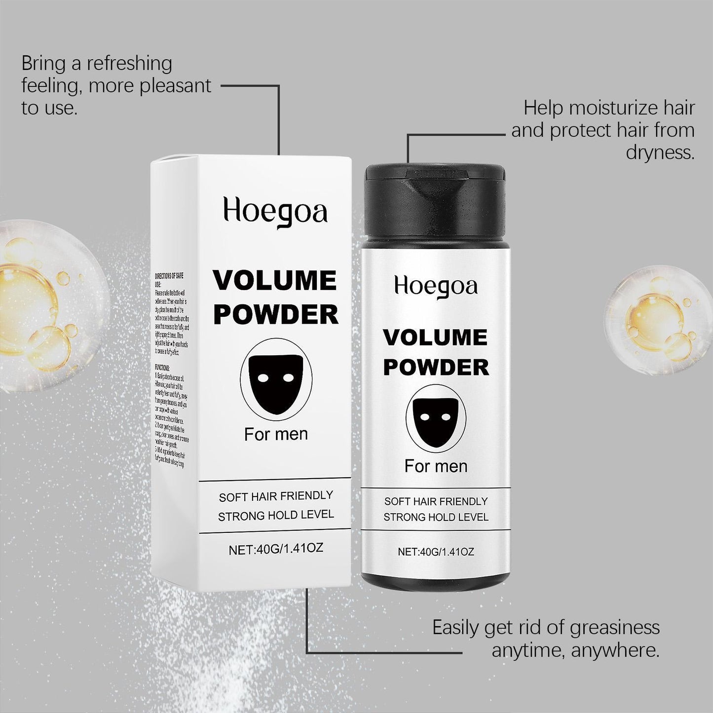 Powder Mild Ingredients No-wash Oil-control Fresh And Long-lasting Setting Powder