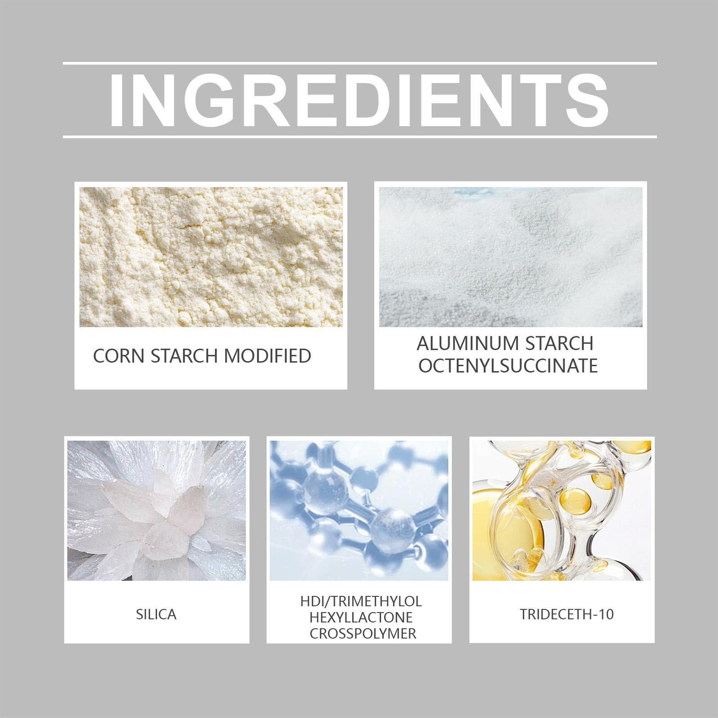 Powder Mild Ingredients No-wash Oil-control Fresh And Long-lasting Setting Powder