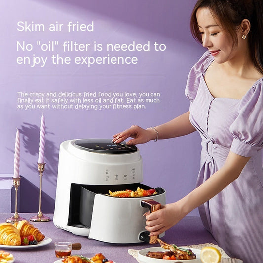 🍟 NutriCrisp Pro – 6L Intelligent Oil-Free Air Fryer