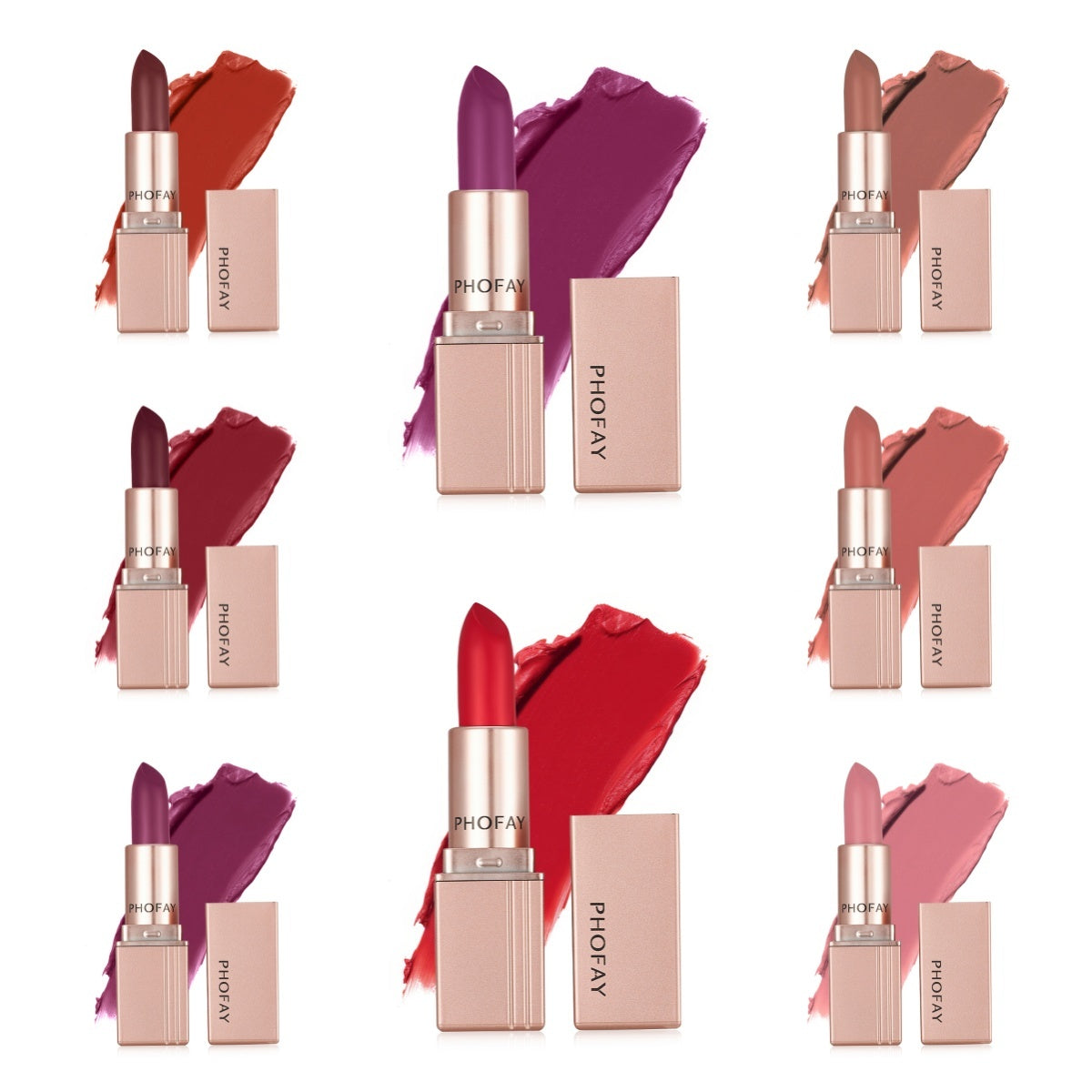 PHOFAY Matte Velvet Lipstick